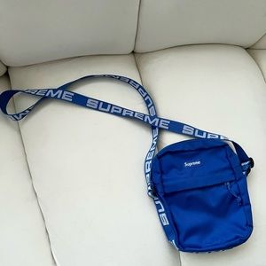 Supreme Shoulder Bag “SS 18” Blue